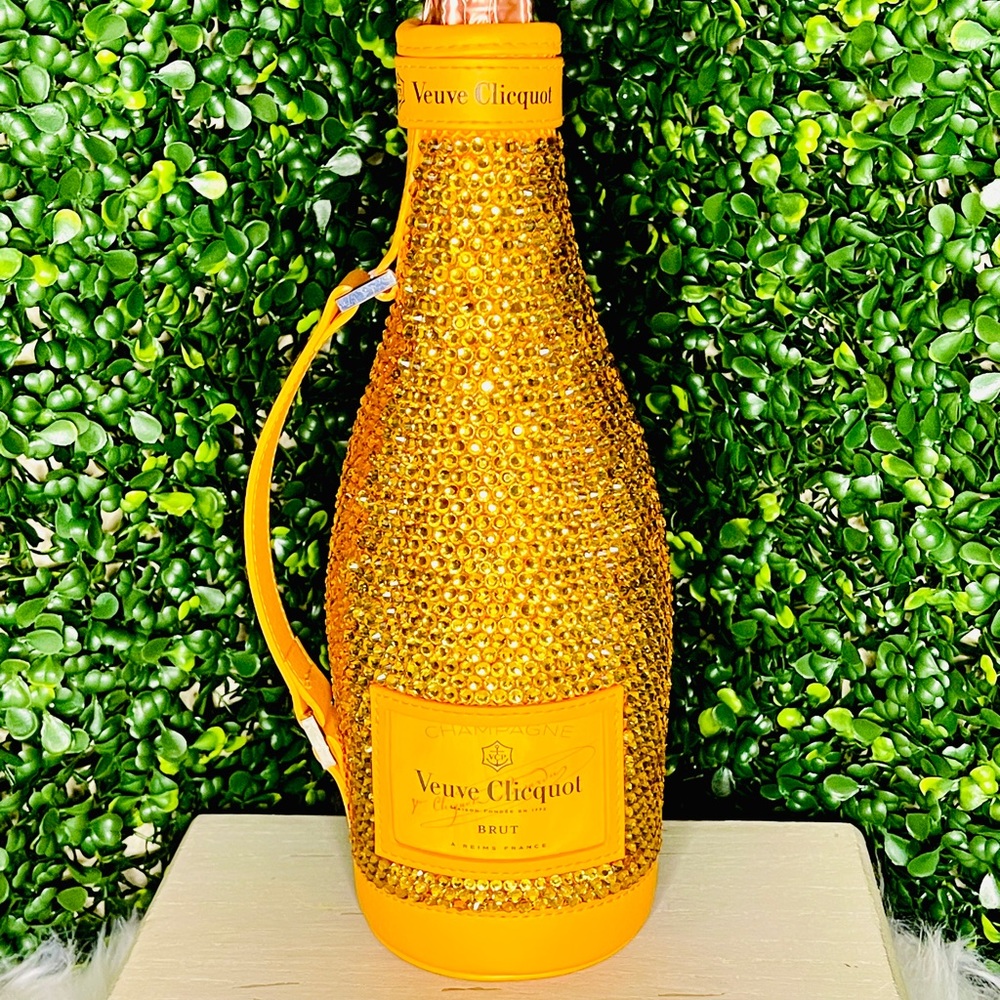 🍾Customized Gold Veuve Champagne Carrier